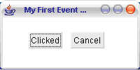 Java MouseListener - Window with Button