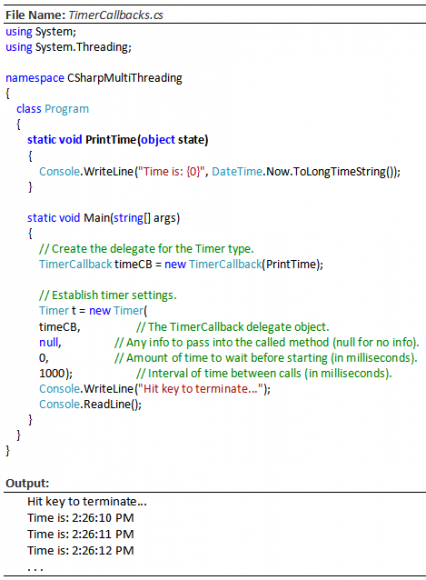 C# Timer Example - Hindi