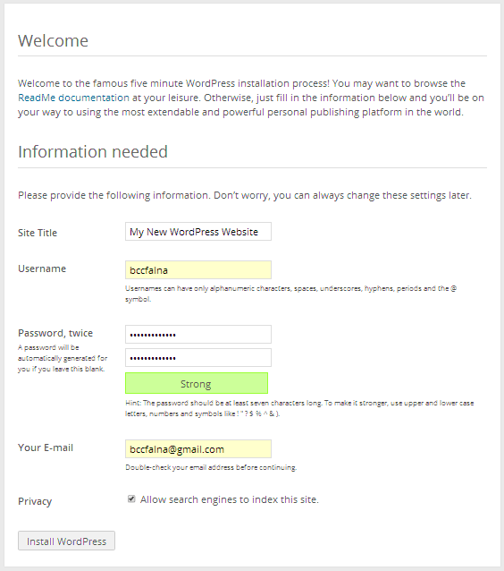 How to Install WordPress in cPanel Manually Hindi