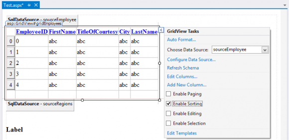 GridView Sorting in ASP.NET WebForms with C#.NET in Hindi