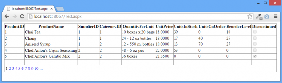 Customizing Pager - GridView Auto Paging - ASP.NET WeForms in Hindi