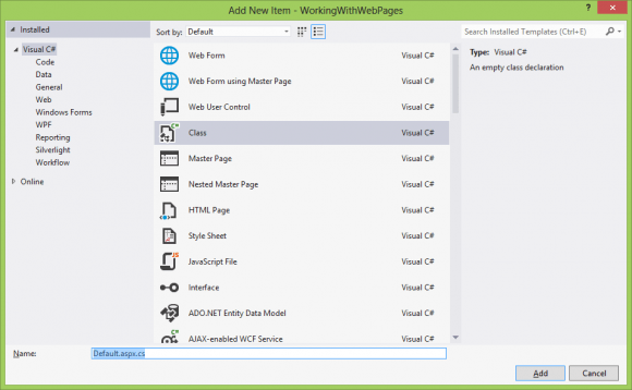 Creating and Configuring Code-Behind File in Core ASP.NET in Hindi