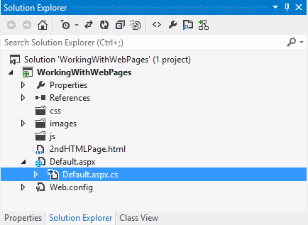 Creating and Configuring Code-Behind File in Core ASP.NET in Hindi