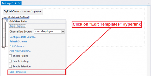 Template Editing in Visual Studio - Advance ASP.NET WebForms in Hindi