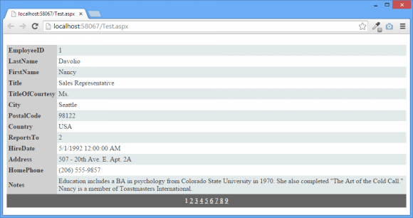 DetailsView Rich Data Control - ASP.NET WebForms in Hindi
