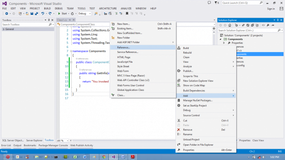 Adding Component Reference - Creating Component in ASP.NET in Hindi